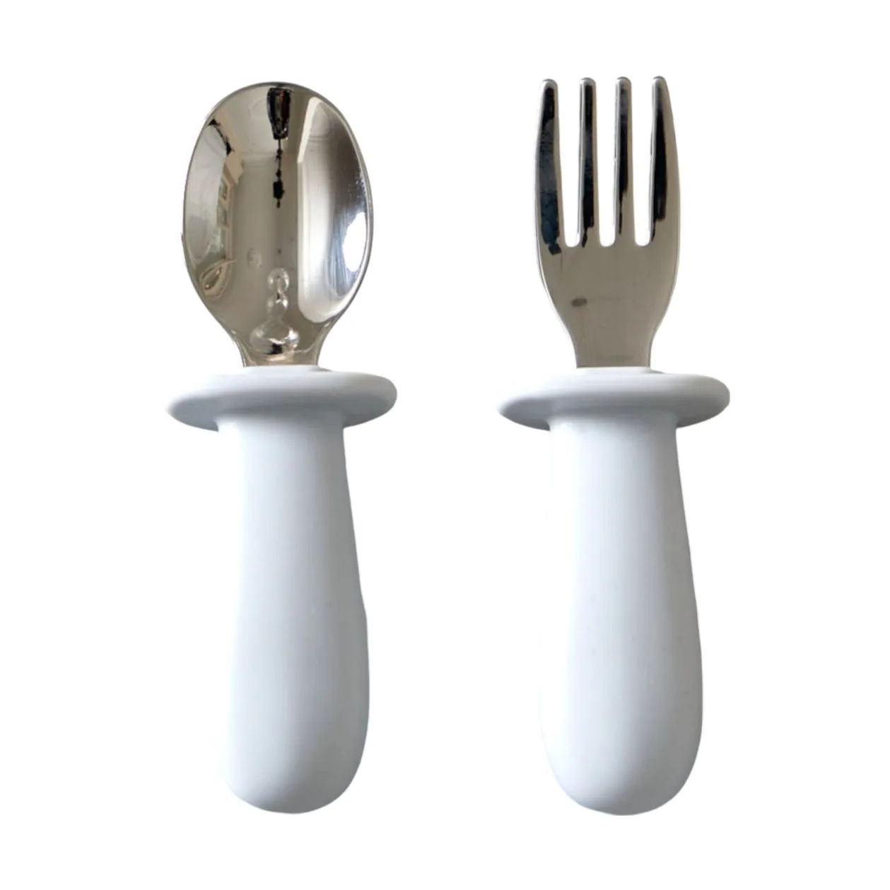 Baby Besteckset 2 Teile, Glacier grey Jack o Juno