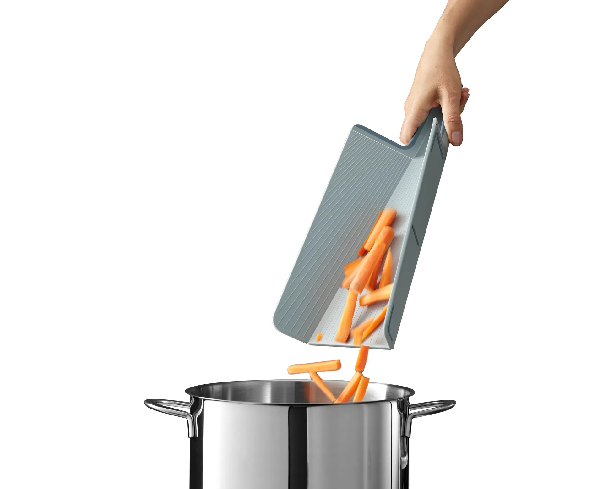 Chop2pot Schneidebrett Plus Hellblau, Large Joseph Joseph