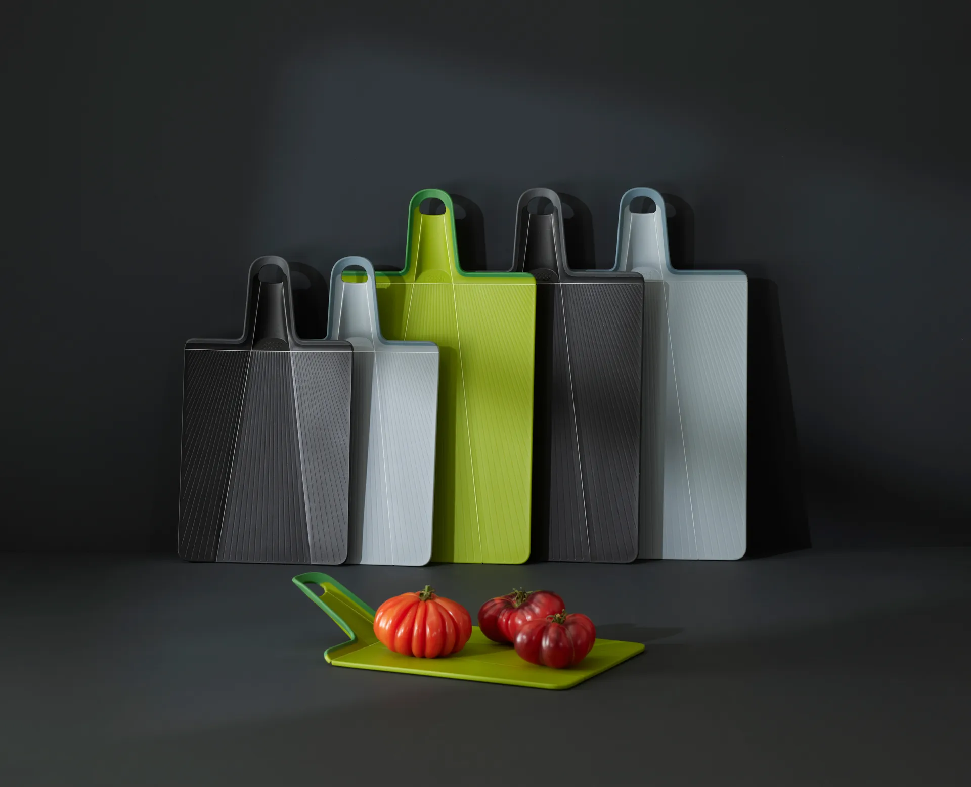 Chop2pot Schneidebrett Plus Schwarz, Regular Joseph Joseph