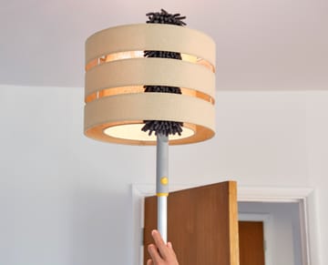 Cleantech 3-in-1 Staubwedel mit Kunststoffschiene - Light Stone - Joseph Joseph