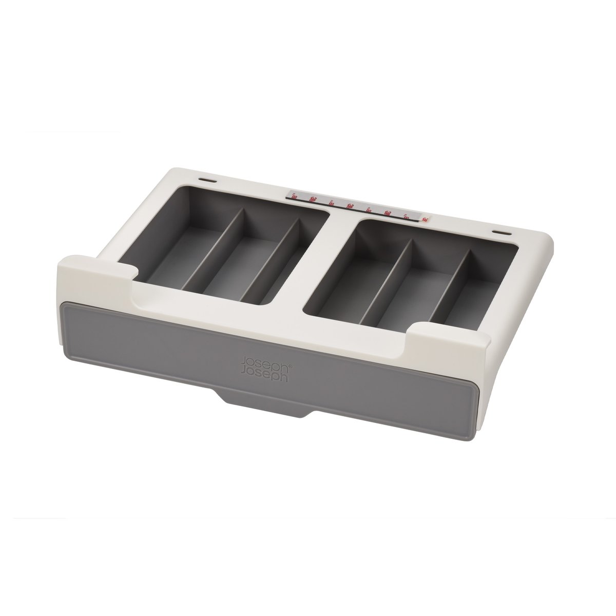 Joseph Joseph Cupboardstore Aufbewahrungsbox für Kaffeekapseln Hellgrau