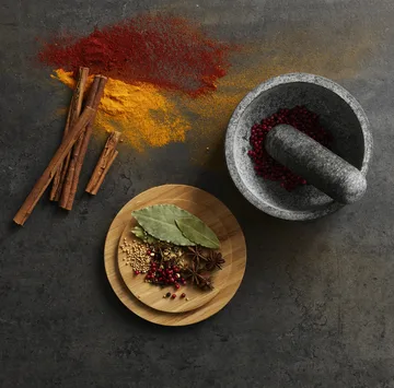 Dash Mörser Ø15,5 cm - Granit-Bambus - Joseph Joseph