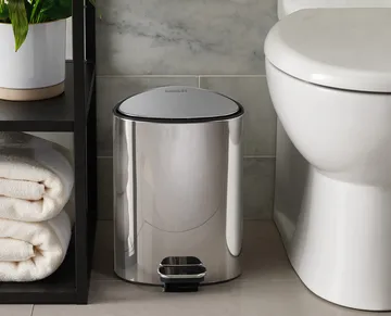 Easystore Luxe Treteimer 5 L - Edelstahl - Joseph Joseph