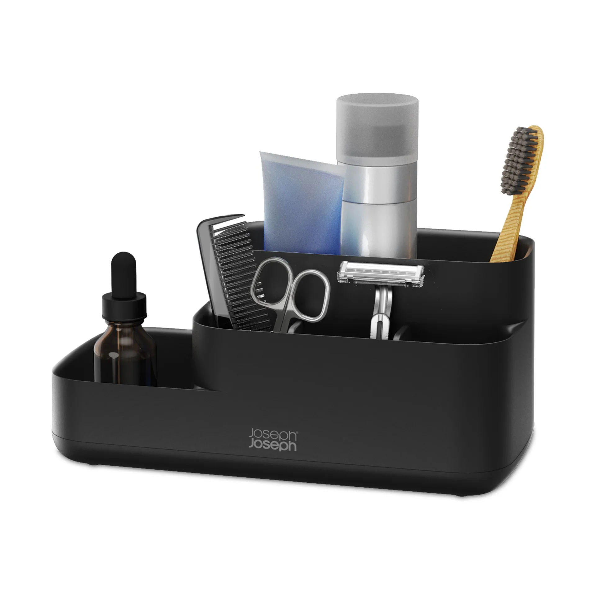 Easystore Waschbeckenorganisator 24,8 cm, Schwarz Joseph Joseph