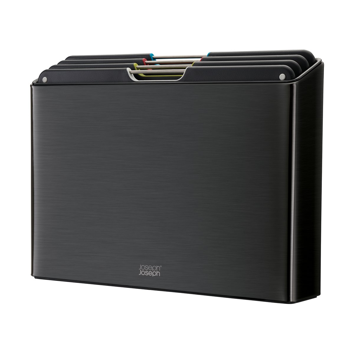 Joseph Joseph Folio Steel Schneidebrett 4-teilig Schwarz