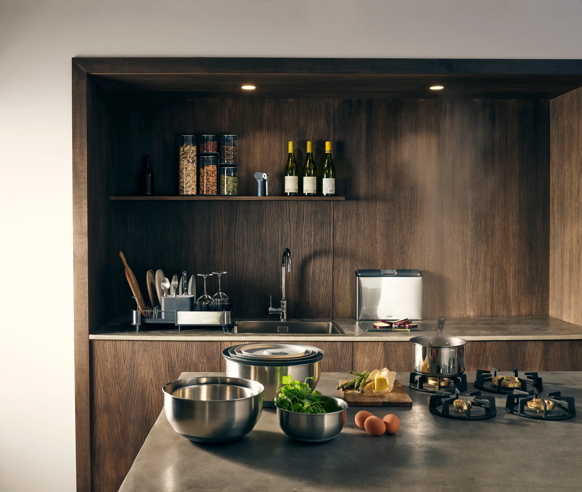 Folio Steel Schneidebrett 4-teilig, Stahl Joseph Joseph