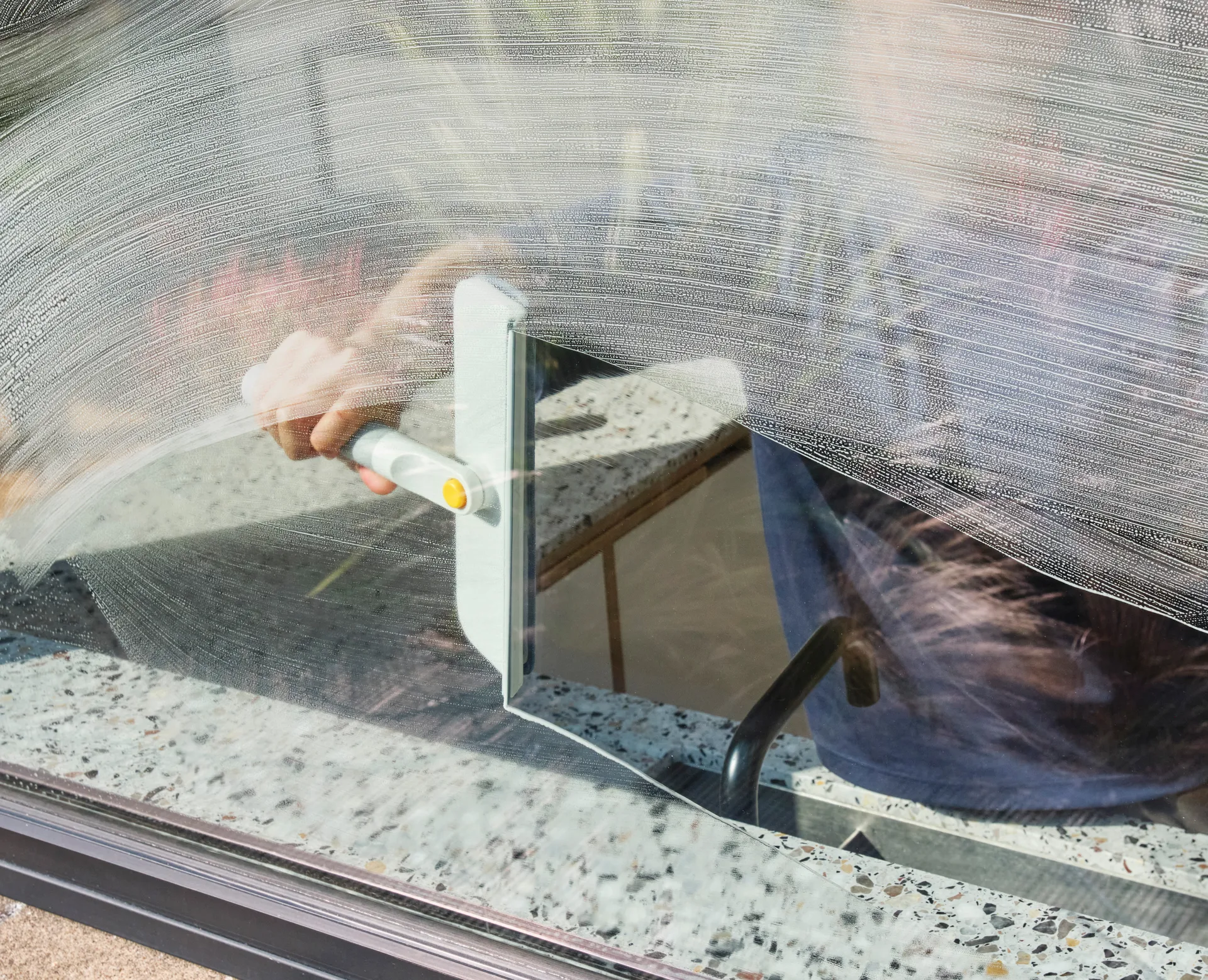 Joseph Joseph Cleantech 2-in-1 Fensterwischer, Stone Joseph Joseph