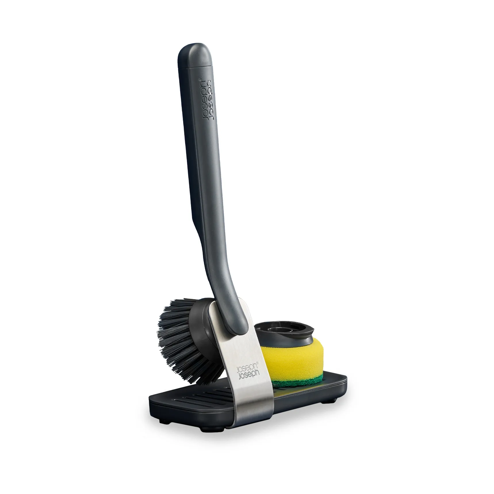 Joseph Joseph Sinktech Geschirrspülbürste großer Stahlhalter, Grey Joseph Joseph