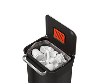 Joseph Joseph Titan Müllpresse Pedaleimer 30 L - Carbon black - Joseph Joseph