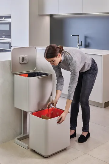 Joseph Joseph Totem Max Mülltonne 60 L - Stone - Joseph Joseph