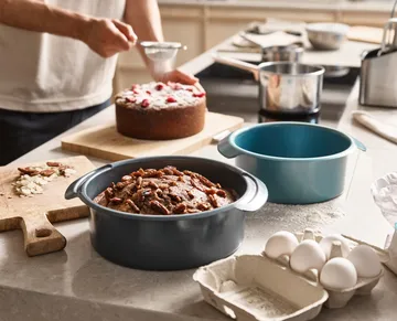Nest Bake runde Backform 23 cm. - Blau - Joseph Joseph