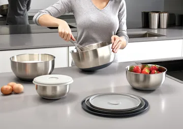 Nest prep & store Schüsseln 8 Teile - Stahl - Joseph Joseph