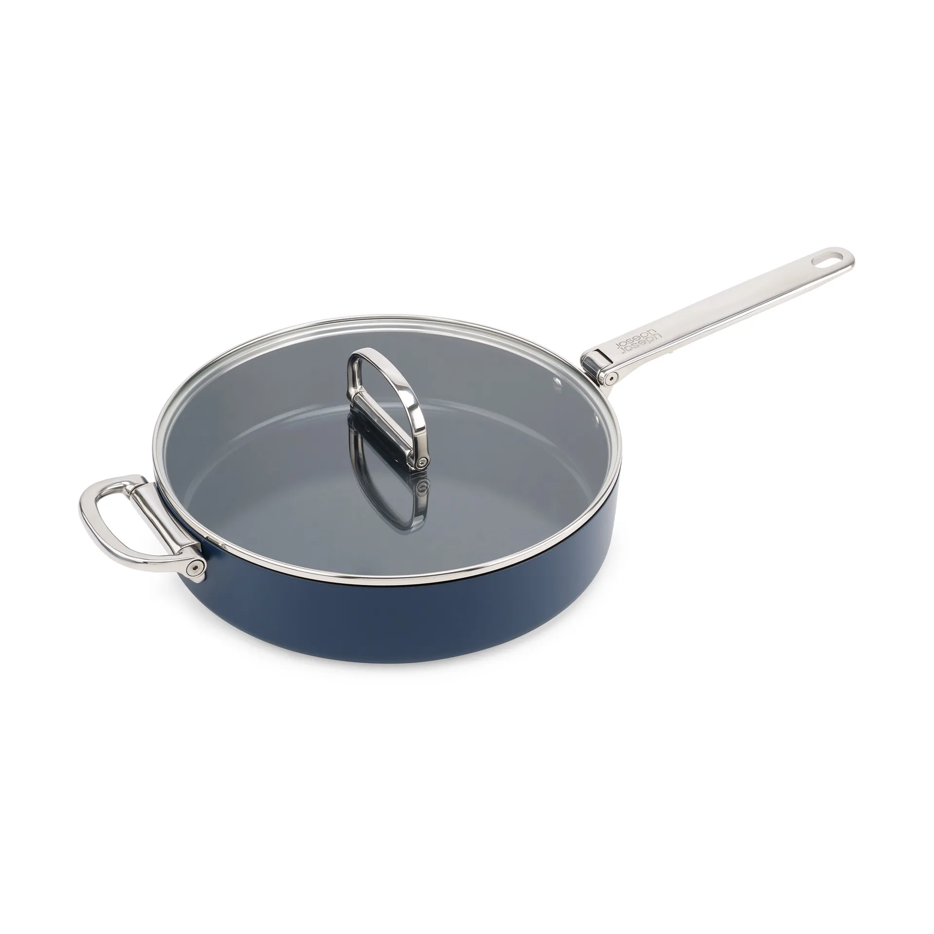 Space non-stick Kochtopf mit Deckel Ø28 cm, Blau Joseph Joseph