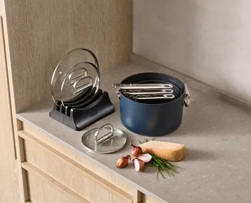 Space non-stick Topf 8-teilig - Blau - Joseph Joseph
