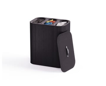 Tota Trio Luxe Wäschekorb 90 L - Black - Joseph Joseph