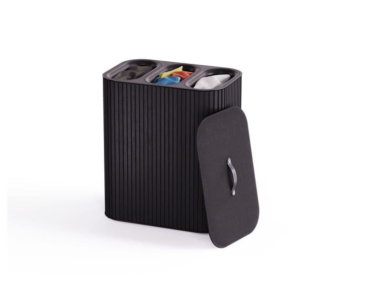 Tota Trio Luxe Wäschekorb 90 L, Black Joseph Joseph