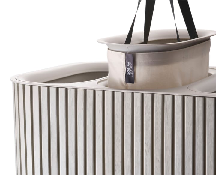 Tota Trio Luxe Wäschekorb 90 L, Ecru Joseph Joseph
