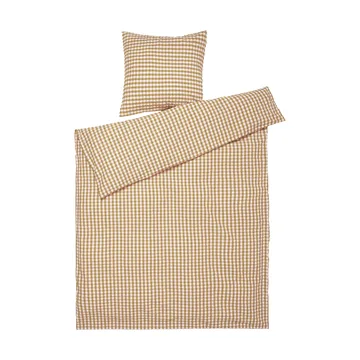 Bæk&Bølge Bettwäsche-Set 150 x 210cm - Karamell-offwhite - Juna