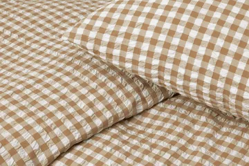 Bæk&Bølge Bettwäsche-Set 150 x 210cm - Karamell-offwhite - Juna