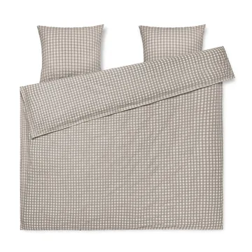Bæk&Bølge Bettwäsche-Set 220 x 220cm - Grau-Birke - Juna