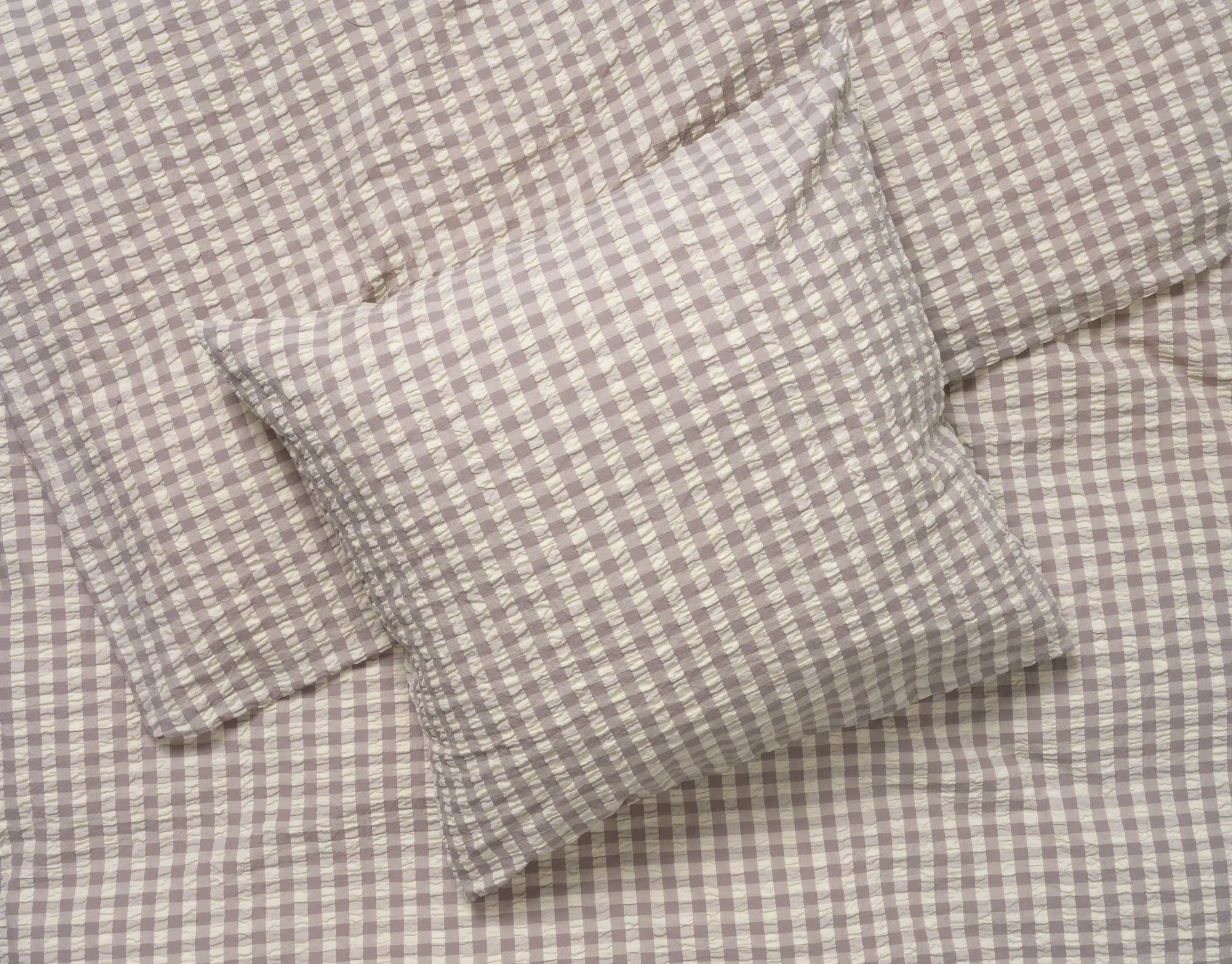 Bæk&Bølge Bettwäsche-Set 220 x 220cm, Grau-Birke Juna