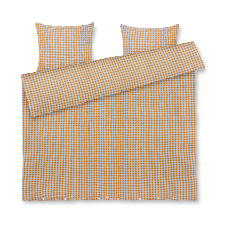 Bæk&Bølge Bettwäsche-Set 220 x 220cm, Hellblau-sand Juna