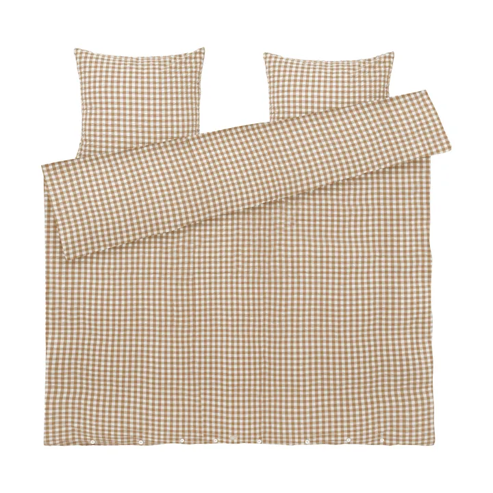 Bæk&Bølge Bettwäsche-Set 220 x 220cm - Karamell-offwhite - Juna