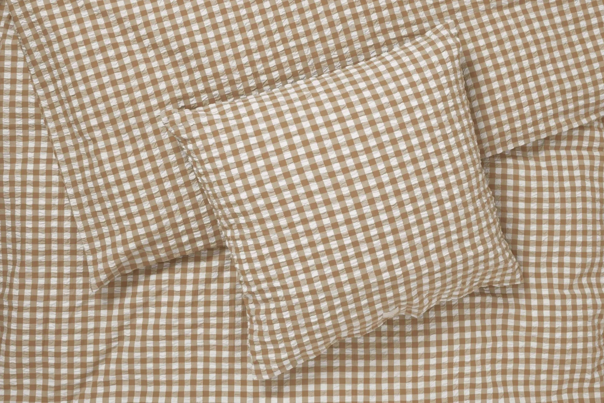 Bæk&Bølge Bettwäsche-Set 220 x 220cm, Karamell-offwhite Juna