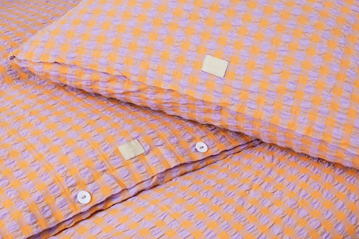 Bæk&Bølge Bettwäsche-Set 220 x 220cm, Lavendel-Pfirsich Juna