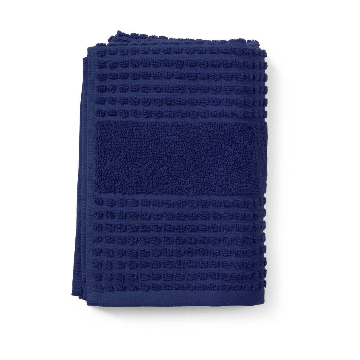 Juna Check Handtuch 50x100 cm Marineblau