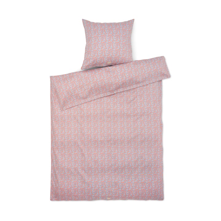 Pleasantly Bettwäsche 150x210cm - Hellblau-rose - Juna