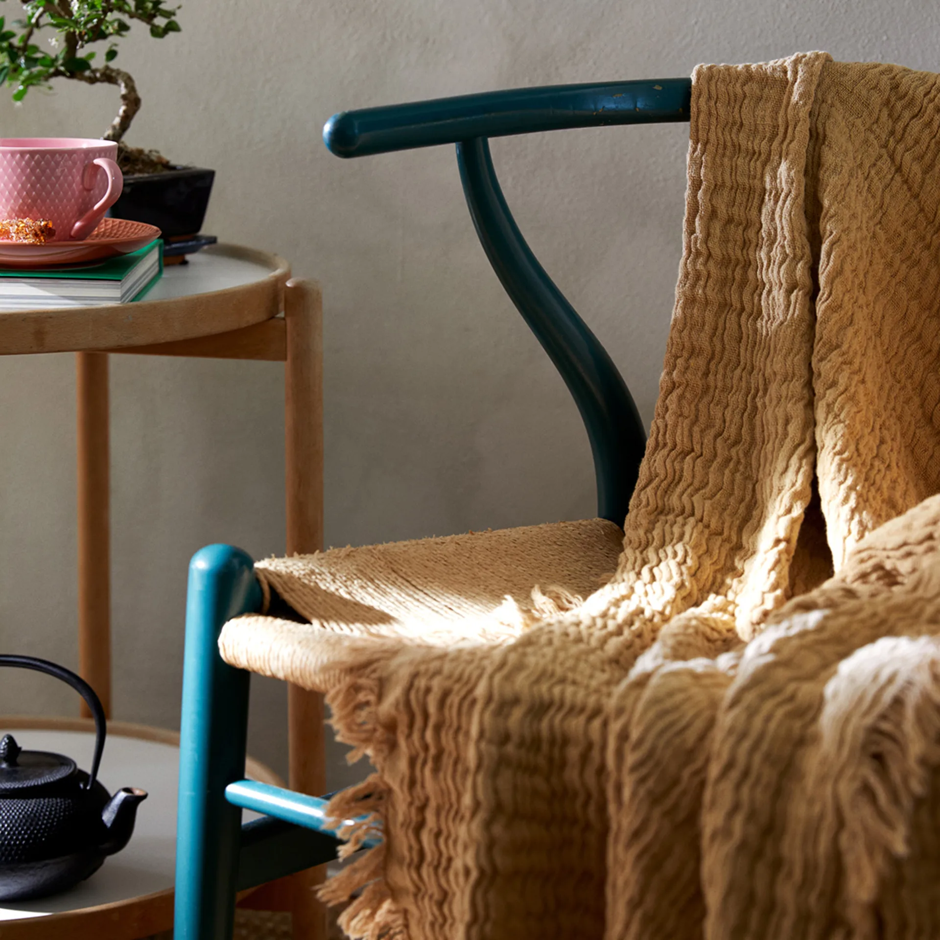 Reloved Bettüberwurf 190 x 240cm, Sand Juna