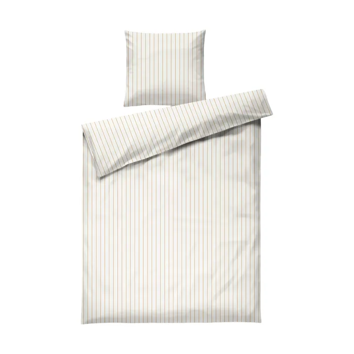 Soft Bettwäscheset, 150x210/50x60 cm - Offwhite-karamell - Juna