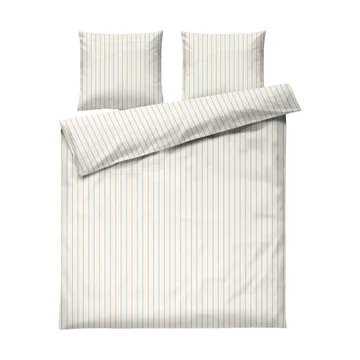 Soft Bettwäscheset, 220x220/2x50x60 cm - Offwhite-karamell - Juna