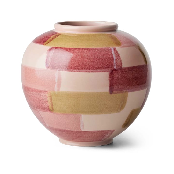 Canvas Vase 20cm - Rosa-braun - Kähler