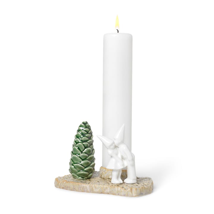 Christmas Tales Kerzenhalter Weihnachtskuss 12cm, Weiß Kähler