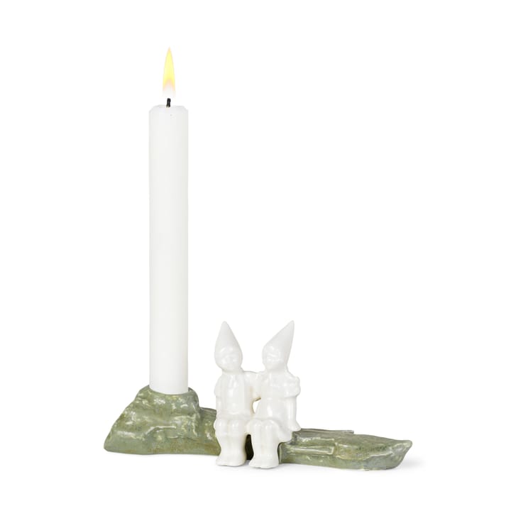 Christmas Tales Kerzenhalter Weihnachtsumarmung 8,5cm, Weiß Kähler