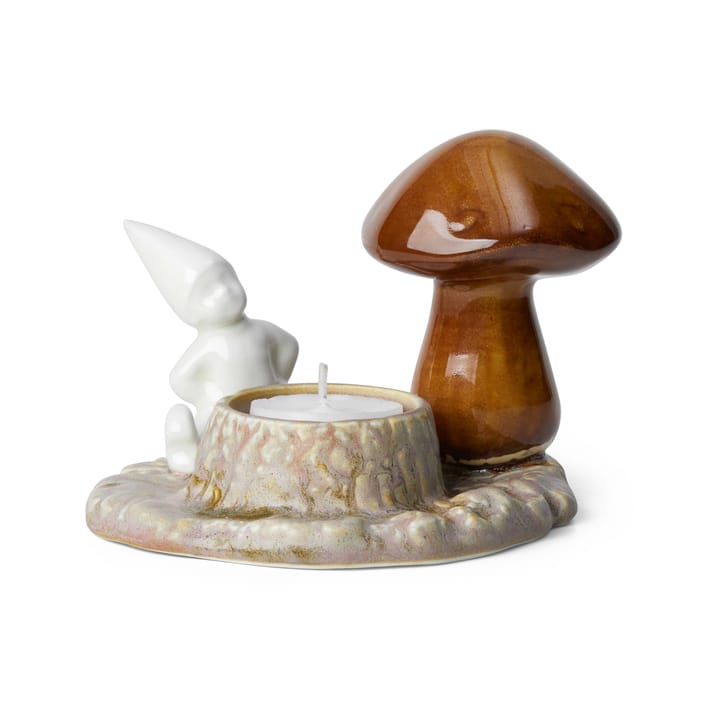 Christmas Tales Teelichthalter Pilz, Weiß Kähler