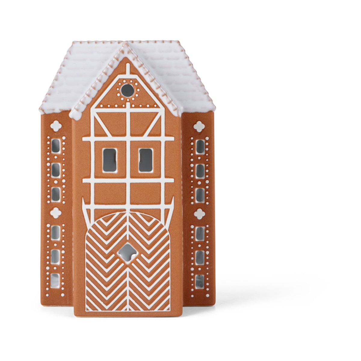 Kähler Gingerbread Laterne groß 17cm Braun
