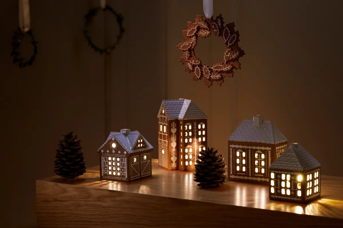 Gingerbread Weihnachtskranz Ø18,5 cm, Braun Kähler
