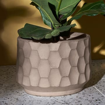 Gro Blumentopf heller Sand - Ø21,5cm - Kähler