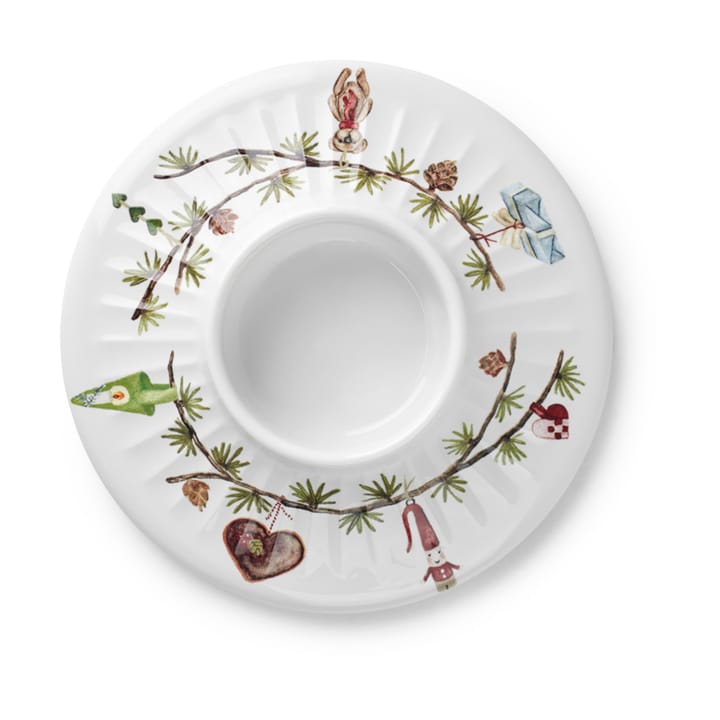 Hammershøi Christmas Blockkerzenhalter Ø13cm, Weiß Kähler