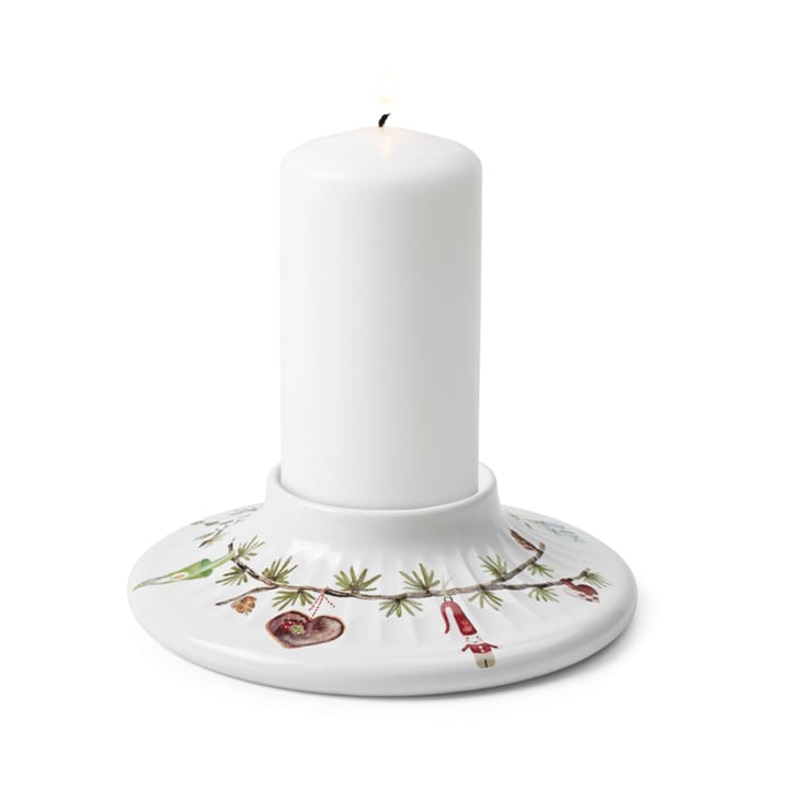 Hammershøi Christmas Blockkerzenhalter Ø13cm, Weiß Kähler