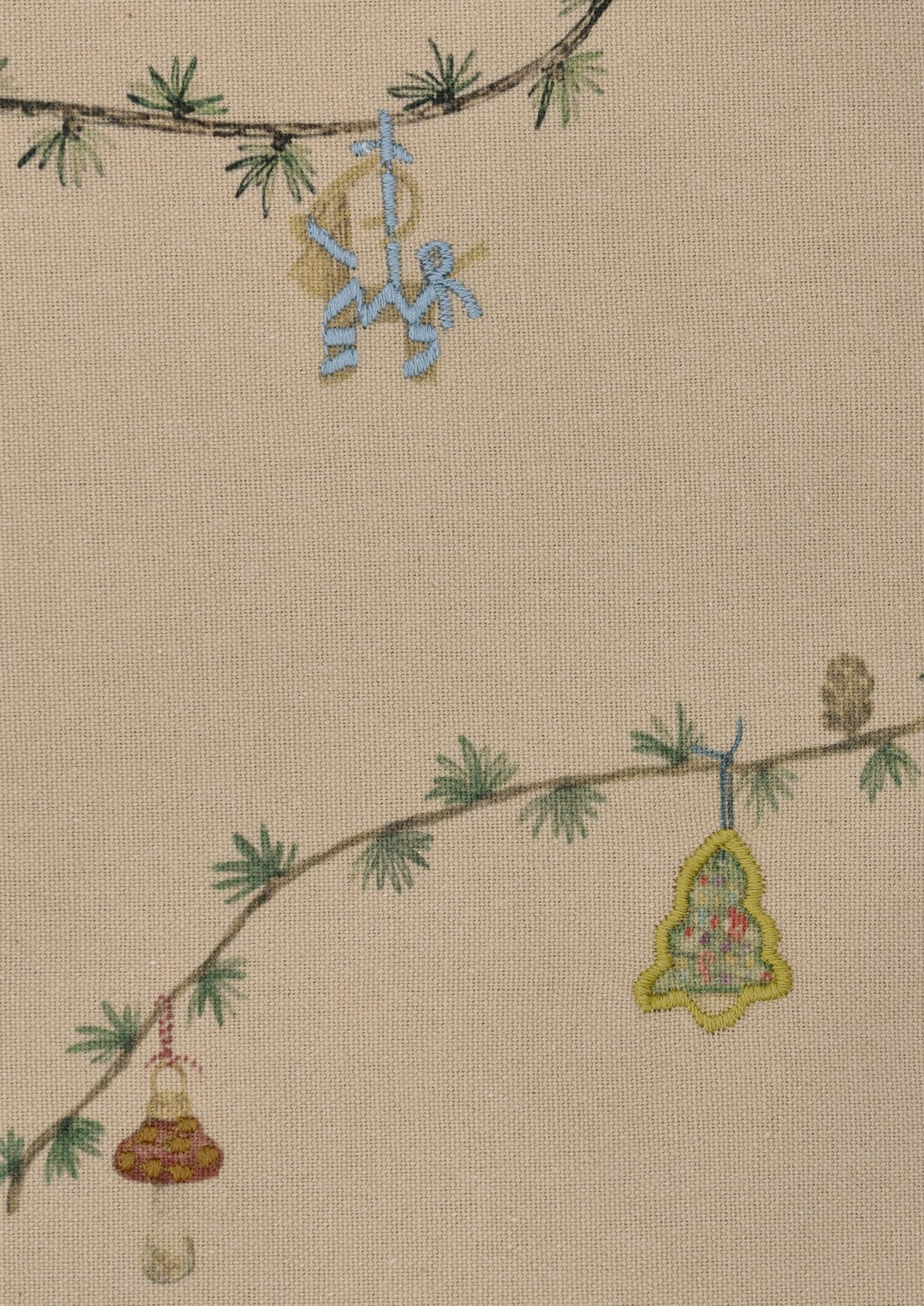 Kähler Hammershøi Christmas Duk beige 150x220 cm