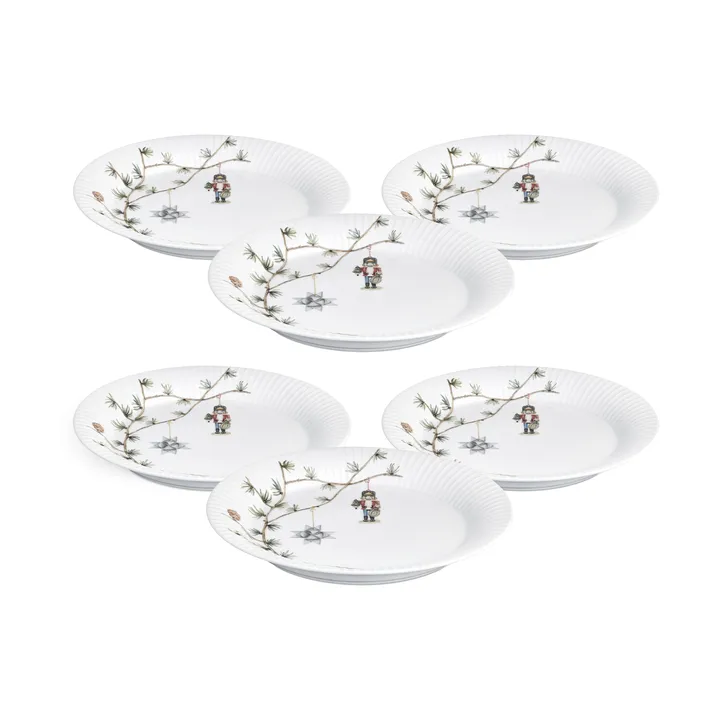Hammershøi Christmas Teller Ø27 cm 6er-Pack - Kähler