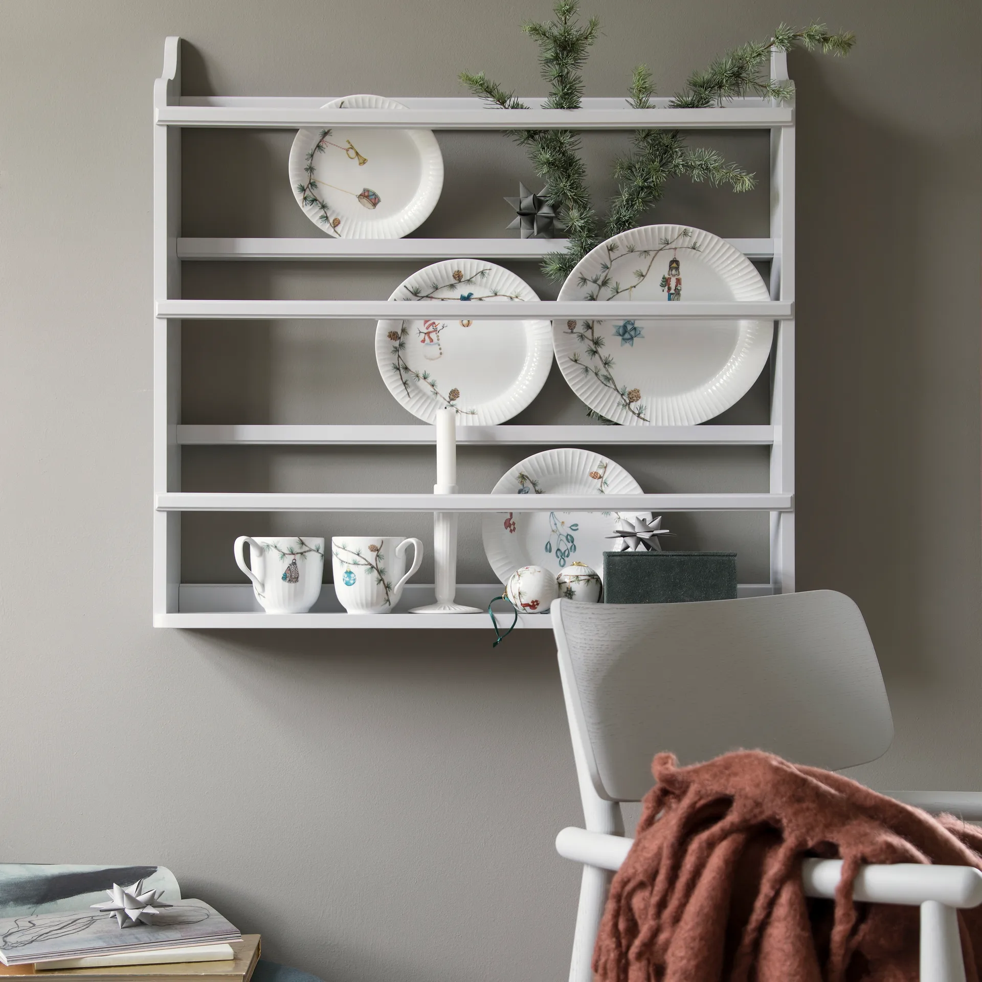 Hammershøi Christmas Teller Ø27 cm 6er-Pack Kähler