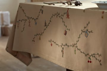 Hammershøi Christmas Tischdecke beige - 150x220 cm - Kähler