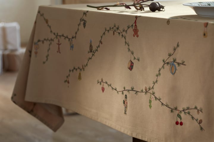 Hammershøi Christmas Tischdecke beige, 150x220 cm Kähler