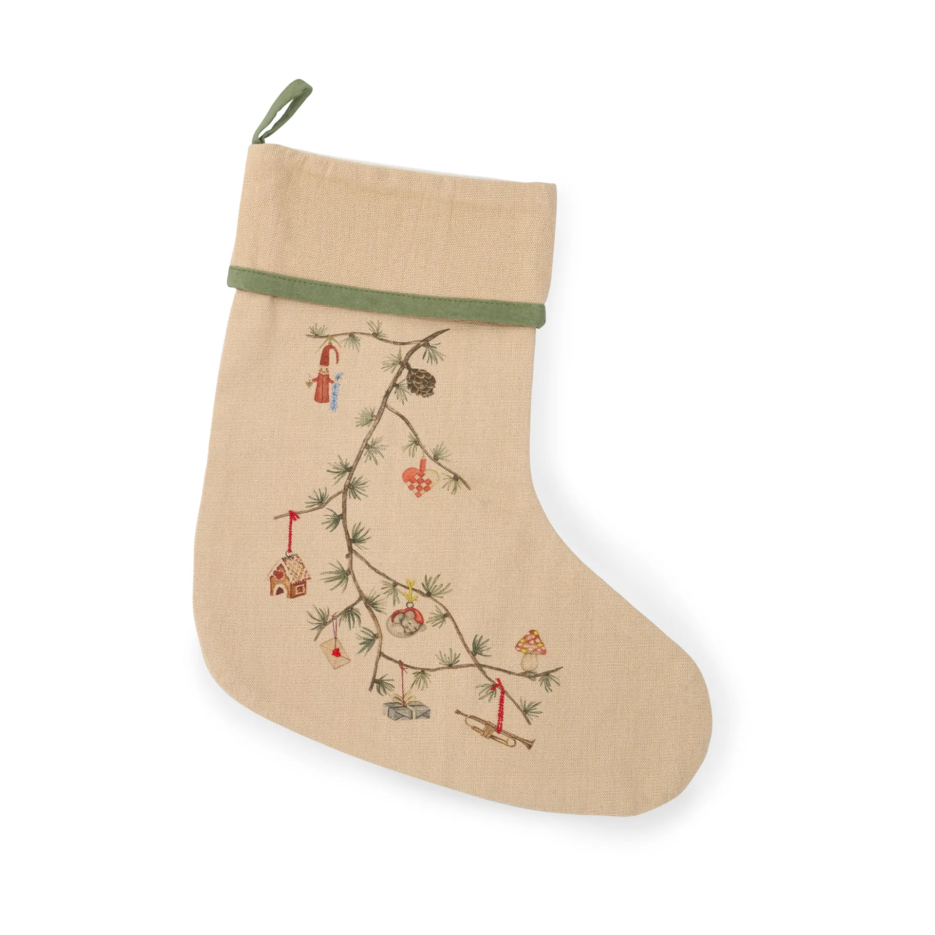 Hammershøi Christmas Weihnachtsstrumpf, Beige Kähler