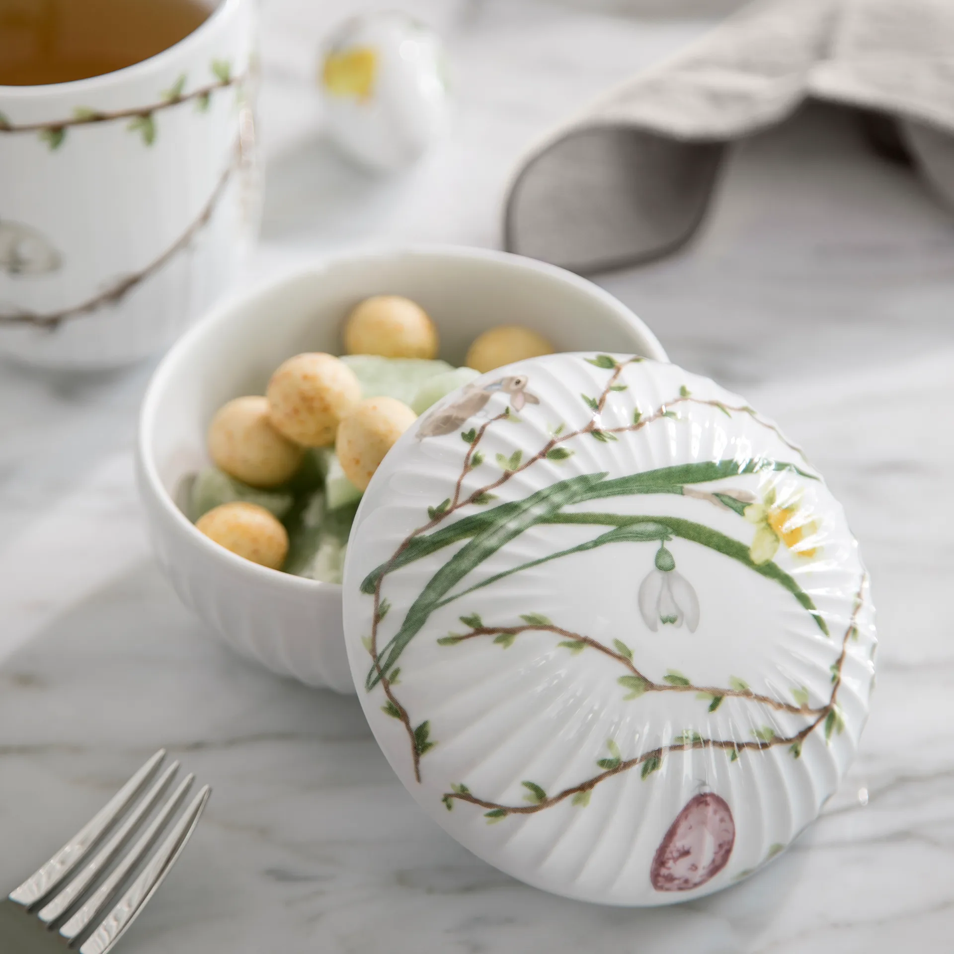 Hammershøi Easter Bonbonniere Ø12cm, Weiß Kähler
